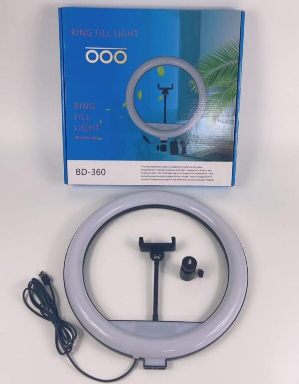 LED Ring Light with Adjustable Stand