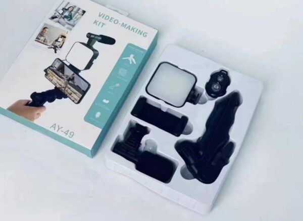 AY-49 Vlogging Kit Tripod for Video