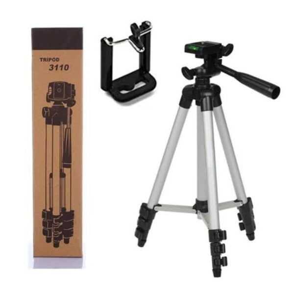 Tripod Stand with Mobile Holder Camera