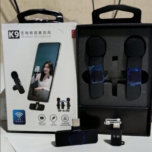 K9 Dual Wireless Microphone for Recording